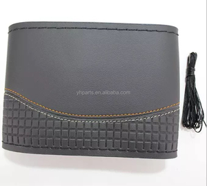 Coprivolante SF145 in Pelle con Cuciture a Mano e Linee Colorate, Bestseller per Auto - Product Image 3