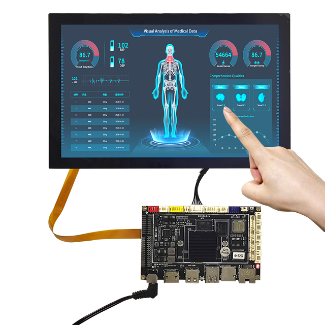 10.1 Inch High Brightness Touch Portable Lcd Hmi Panel Monitor 1280x800 Capacitive Touch Screen Display Touchscreen With RK3566