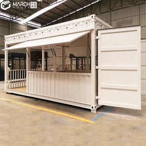 บ้านสำเร็จรูปจีน คีออสก์เคลื่อนที่ บ้านสำเร็จรูปแบบโมดูลาร์ ร้านค้าขนาดเล็ก ร้านกาแฟคอนเทนเนอร์ ขนาด 20 ฟุต 40 ฟุต บ้านโมดูลาร์สำเร็จรูปตามสั่ง - Product Image 5