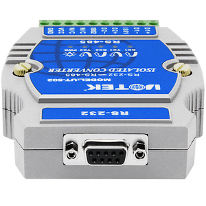 Adaptateur industriel UOTEK RS232 vers 2 ports RS485, convertisseur série isolé avec connecteur femelle DB9, distance de transmission de 5000 m - Product Image 2