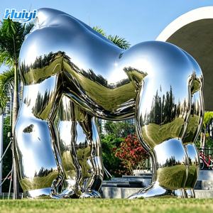 Escultura Moderna de King Kong Gorila, Tallada a Mano en Acero Inoxidable, Estatua de Metal Pulido, Color Personalizado, Diseño Personalizado para <span class=keywords><strong>Hotel</strong></span> - Product Image 3
