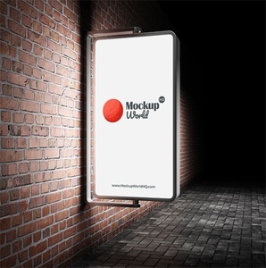 BOYANG Led Lightbox ışıklı işaret mektup yuvarlak aydınlık dış mekan Led reklam ışıklı ışık kutusu