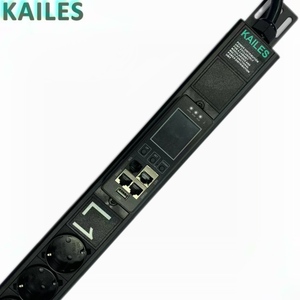 KAILES(KLS) รุ่น K44I ซีรีส์อุตสาหกรรม 3 เฟส <span class=keywords><strong>32A</strong></span> โมโนเวอร์ไนซ์ IP-PDU 24 ช่องเสียบมาตรฐานเยอรมัน แบบถอดเปลี่ยนได้ขณะใช้งาน พร้อมระบบตรวจสอบ IP และมิเตอร์วัดพลังงาน - Product Image 3