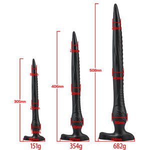 Grensoverschrijdende diepe penetratie extra lange anale plug model A048 Dongguan mannen vrouwen anale stimulatie expansie apparaat SM volwassen seks - Product Image 3