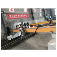 Industria de fabricación de metales Máquina cortadora de perfil de plasma de acero 3D H Beam con coping biselado
