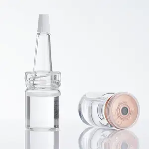 शीशी ampoule पेनिसिलिन बोतल पारदर्शी dripper lyophilized पाउडर के लिए इस्तेमाल किया सीरम बोतल पैकेज dripper टोपी