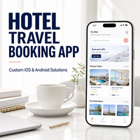 Desarrollo de Aplicaciones Personalizadas para Reservas de Hoteles en IOS y Android con Gestión de Reservas, Pagos y Planificación de Viajes