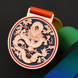 Medali Kosong Generik Harga Grosir Produsen Sumber Dropship, Medali Maskot Naga Kreatif, Penghargaan Olahraga Taekwondo, Trofi - Product Image 6