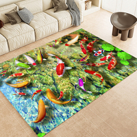 Tapis en velours cristal haute densité fait main, doux, épais, antidérapant, adapté aux animaux domestiques, pour la décoration de la maison et de la chambre