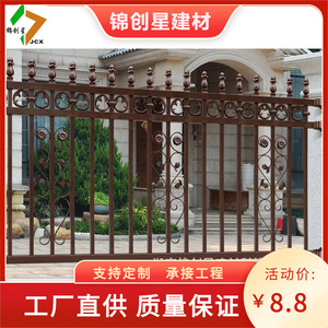 Puerta de Aluminio para Valla, Estilo Europeo, Pintada, Diseño Ornamental para Villa, Forma Rectangular - Product Image 2