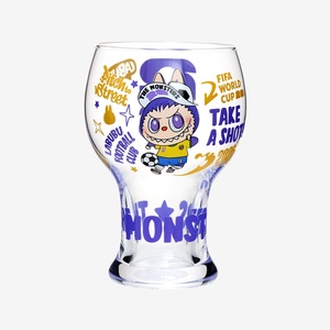 Authentique POPMART Labubu the MONSTERS FIFAA SERIES <span class=keywords><strong>Tasse</strong></span> en verre Boîte mystère de collection virale Boîtes mystères de la Coupe de football Cadeaux décoratifs - Product Image 3