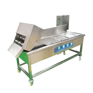 Industrial electric continuous fryer frying machine fried chicken fryer automatic stirring plantain chips frying machine