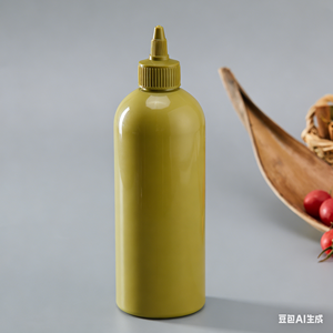 Bottiglia Boston Vuota per Alimenti da 500ml 16oz in PET per Olio d'Oliva con Etichetta Personalizzata e Tappo a Vite - Product Image 2