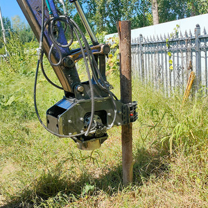Machine de piquage agricole à haute fréquence vibratoire pour pieux en ciment et en bois, usage en petites constructions - Product Image 2