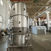 Séchoir à lit fluidisé pour aliments Machine de revêtement Machine de séchage de lit fluide à particules de poudre bouillant