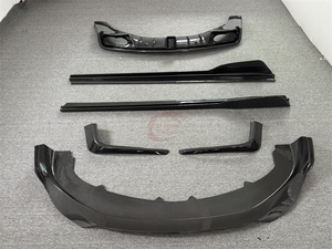 Kit carrozzeria ST stile fibra di carbonio con labbro anteriore del paraurti anteriore canard diffusore posteriore alare gonna laterale per <span class=keywords><strong>Bentley</strong></span> GT2015-2017 continentale - Product Image 2
