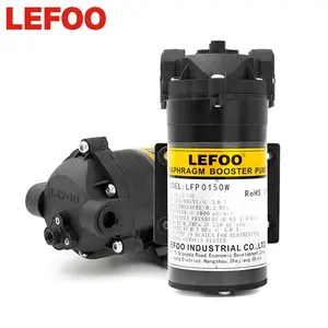 LEFOO CE NSF-Zertifizierung 12VDC 150 GPD RO Membran-Drucker höhungs pumpe 12V Mini-Wasserverstärker-Ro-Pumpe für Getränkesp ender