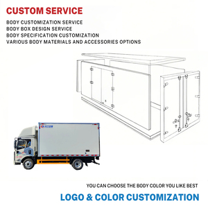 Camion frigorifique personnalisé Sinotruk 4x2 pour le <span class=keywords><strong>transport</strong></span> de viande, de poisson et de produits frais - Product Image 6