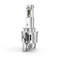 Nouveaux produits 2026 : Ampoule de phare de voiture 100W 12000lm avec ventilateur, Canbus Auto 12V H15, phares LED