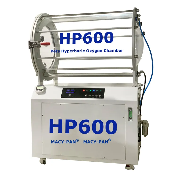 أداة بيطرية من الفولاذ المقاوم للصدأ Macy-Pan HP600 بالإضافة إلى غرف الأكسجين للطوارئ مع الأجنحة حيوانات الأليفة مع خصائص تشخيصية