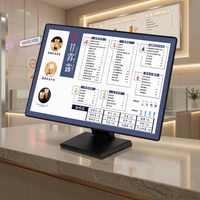 Panneau d'affichage de menu en aluminium, boîte lumineuse publicitaire LED éclairée, présentoir de table pour restaurant
