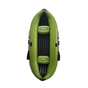 Kayak inflable plegable portátil, bote de plátano doble, canoa de goma gruesa para pesca y rafting - Product Image 2