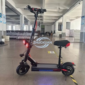 Trottinette électrique pliable pour adultes, moteur sans balais haute puissance, batterie au lithium longue portée, trottinette électrique tout-terrain pour les trajets quotidiens, vente en gros - Product Image 5