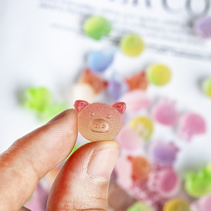 Accessoires en résine de simulation d'animaux de dessin animé, ornements souples pour coque de téléphone DIY, perles en plastique acrylique lucite, cadeau pour la fête des mères - Product Image 3