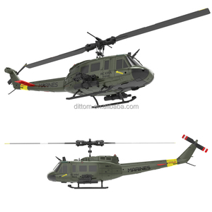 Hélicoptère RC intelligent Bell Huey <span class=keywords><strong>1</strong></span>:<span class=keywords><strong>48</strong></span> 2.4G 6CH 3D6G, aérodynamique sans aileron, hélicoptère utilitaire avec gyroscope - Product Image 3