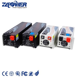 เครื่องแปลงไฟฟ้ากระแสสลับแบบคลื่นไซน์บริสุทธิ์ความถี่ต่ำ 6 กิโลวัตต์ พร้อมเอาต์พุตเดี่ยว/คู่ สำหรับใช้กับระบบโซลาร์ไฮบริดในบ้าน - Product Image 1