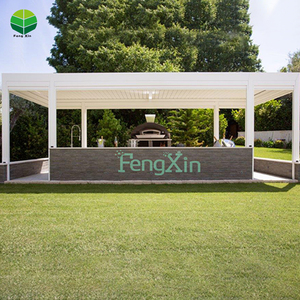 Pergola en aluminium entièrement extérieure, automatique, rétractable, <span class=keywords><strong>coulissante</strong></span> et pliable, imperméable - Product Image 3