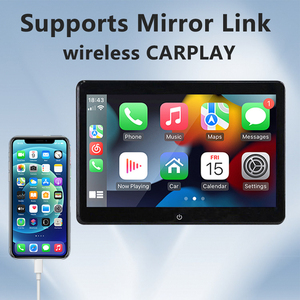 10.1 İnç 1080p HD Video Carplay Taşınabilir Araç Siyah Koltuk Başlığı Monitörü Mirror Link Android Auto BT USB - Product Image 3