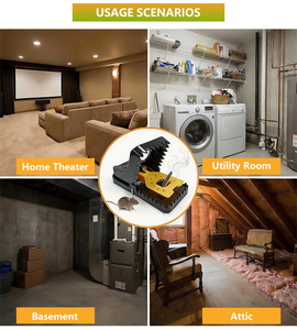 Trampa <span class=keywords><strong>para</strong></span> <span class=keywords><strong>Ratas</strong></span> de Plástico Sólido Reutilizable, Impermeable y Ecológica, Control de Plagas Profesional Portátil <span class=keywords><strong>para</strong></span> <span class=keywords><strong>Ratas</strong></span> - Product Image 5