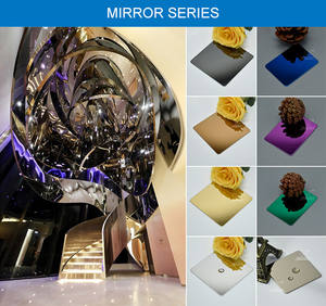 Dimensioni personalizzate 300 serie SS 304/201 finitura a specchio anodizzato 4x8 decorativo in acciaio inossidabile finitura oro - Product Image 4