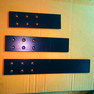 <strong>Black</strong> Powder Coated Carbon Steel Granite Quartz Stone Hidden Single-Side 4-6mm Thick ISO9001 Certified OEM/ODM Service <strong>Bracket</strong> - Product Image 2