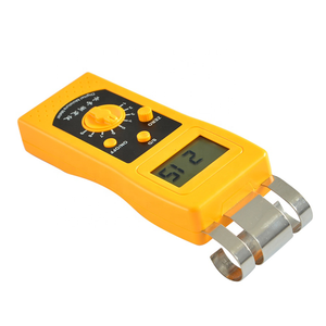 GOYOJO DM200W Portable Textile Moisture <b>Meter</b> 0.1% Resolution 1 Year Warranty Plastic Construction <b>Humidity</b> Detection - Product Image 1