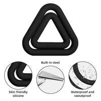 Anneau triangulaire en fer pour Yoga et Pilates, 7LB 10LB, Léger, pour l'entraînement de force, Accessoire d'haltères pour équipement de fitness
