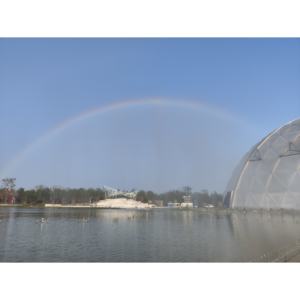 Personalizzato artificiale arcobaleno fontana a spruzzo per il giardino abbellimento caratteristica unica dell'acqua su misura spettacolo all'aperto cascata caratteristica - Product Image 3