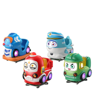 Manège à bascule pour enfants en plastique, 110V/220V, à monnayeur, pour parcs d'attractions - Product Image 4