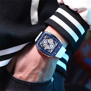 Reloj Deportivo de Cuarzo de Lujo para Hombre, a la Moda, Resistente al Agua, con Correa de Acero Inoxidable, Caja de Aleación, Marca Ronda, Envío Directo - Product Image 5