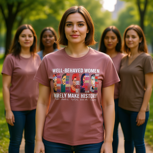 T-Shirt da Donna Femminista, Vestibilità Regolare, Girocollo, 100% Cotone, Jersey Stampato, Manica Corta, Per Tutte le Stagioni, Abbigliamento Casual - Product Image 2