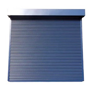 Phong cách Châu Âu tự động & hướng dẫn sử dụng nhôm Con lăn màn trập cửa sổ giá rẻ kim loại cán bên ngoài cửa nhà để xe chống trộm chức năng - Product Image 1