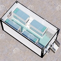 Maison conteneur de luxe détachable, structure en acier préfabriquée, étanche, pour hôtels, bureaux, villas, appartements, avec panneaux sandwich EPS