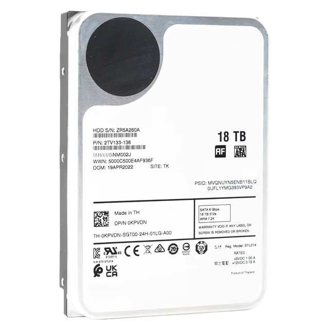 400-BKZT High Quality 18TB HDD 7200RPM SAS 12Gb/s 3.5" Enterprise Hard Drive Server