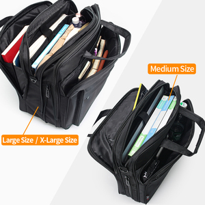 Maletín grande para hombre, 15,6 pulgadas, 17 pulgadas, 19 pulgadas, funda para ordenador portátil, bolso de trabajo de oficina de negocios, bolso de mensajero, bolsos de hombro, bolsos de mano - Product Image 6