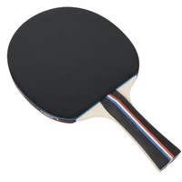 Ensemble de tennis de table portable et personnalisable en gros, avec manche en bois et base en bois de peuplier, pour jeux de sport en extérieur, comprend deux raquettes