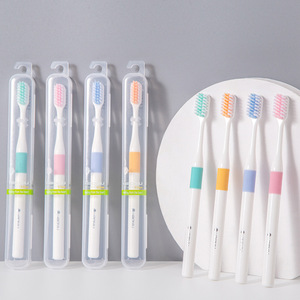 Haoniu Travel <b>Toothbrush</b> Soft Bristles Adult Manual Portable <b>Case</b> Included - Product Image 3