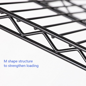 14 "ד x 36" w x 79 "שעה מסחרי 5 חוט מתכת מדף רב תפקודי חדר אמבטיה חדר אמבטיה חדר שינה רשת מדפים - Product Image 6