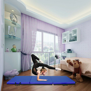Nouveau <span class=keywords><strong>tapis</strong></span> <span class=keywords><strong>de</strong></span> gymnastique pliable en PU épais <span class=keywords><strong>de</strong></span> 6 mm, <span class=keywords><strong>3</strong></span> pièces, avec logo personnalisé pour le yoga et l'exercice - Product Image 6