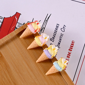 Accesorios de escena pintados para casa de muñecas: Miniaturas de comida, modelos de simulación de helados y dulces - Product Image 4